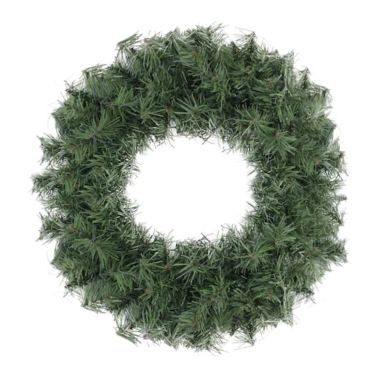 20&#x22; Canadian Pine Artificial Christmas Wreath